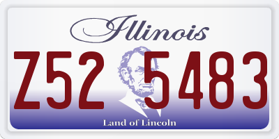 IL license plate Z525483