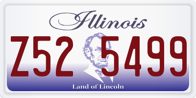 IL license plate Z525499