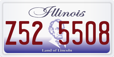 IL license plate Z525508