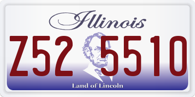 IL license plate Z525510