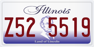IL license plate Z525519