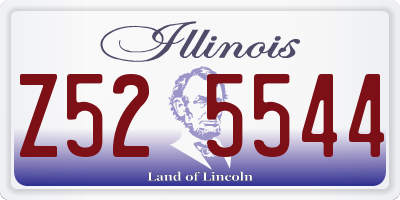 IL license plate Z525544