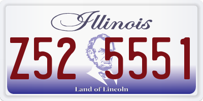 IL license plate Z525551
