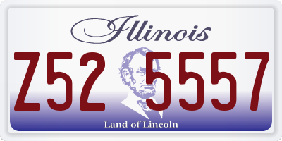 IL license plate Z525557