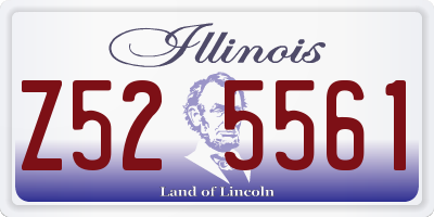 IL license plate Z525561