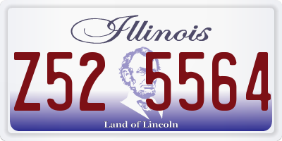 IL license plate Z525564