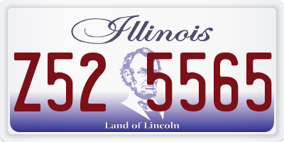IL license plate Z525565