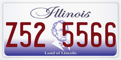 IL license plate Z525566