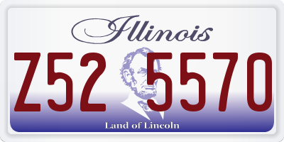 IL license plate Z525570