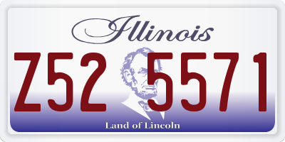 IL license plate Z525571