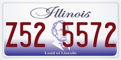 IL license plate Z525572