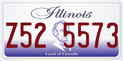 IL license plate Z525573