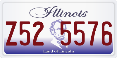 IL license plate Z525576