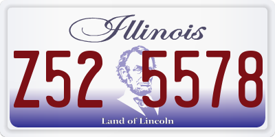 IL license plate Z525578
