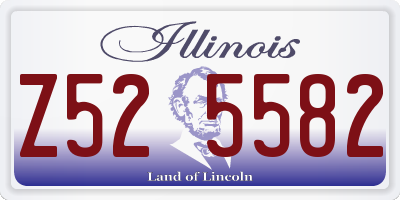 IL license plate Z525582