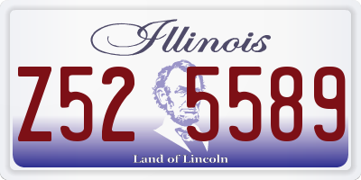 IL license plate Z525589