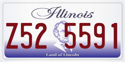 IL license plate Z525591