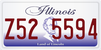 IL license plate Z525594