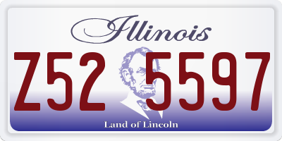 IL license plate Z525597