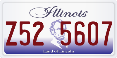 IL license plate Z525607