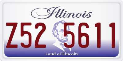 IL license plate Z525611
