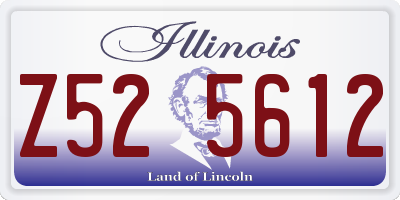IL license plate Z525612