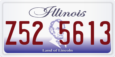 IL license plate Z525613