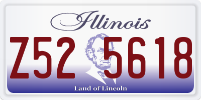IL license plate Z525618
