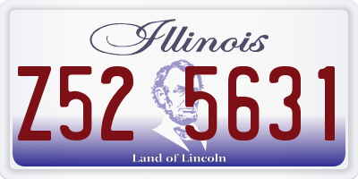 IL license plate Z525631