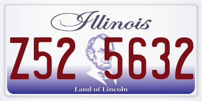 IL license plate Z525632