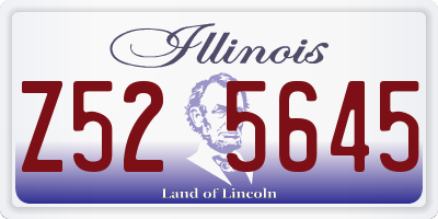 IL license plate Z525645