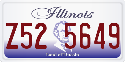 IL license plate Z525649