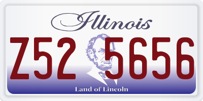 IL license plate Z525656