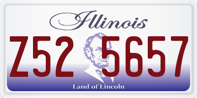 IL license plate Z525657