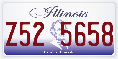 IL license plate Z525658