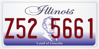 IL license plate Z525661