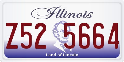 IL license plate Z525664