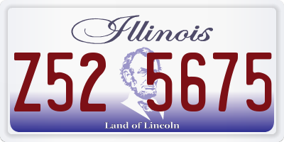 IL license plate Z525675