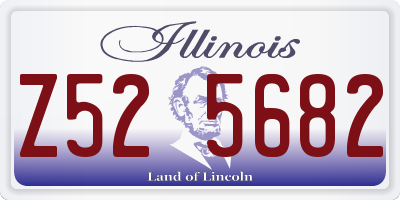 IL license plate Z525682