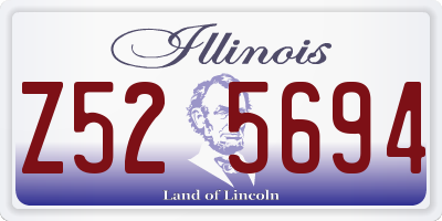 IL license plate Z525694