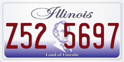 IL license plate Z525697