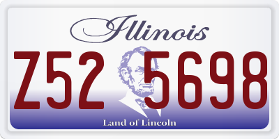 IL license plate Z525698