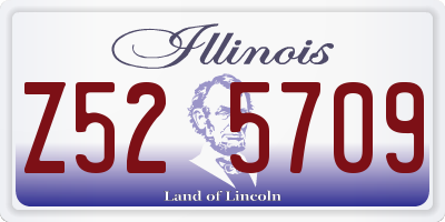 IL license plate Z525709
