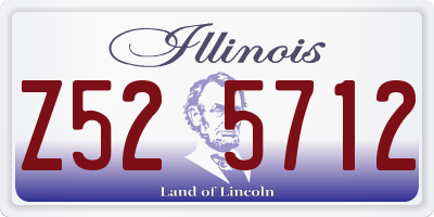 IL license plate Z525712
