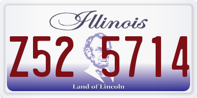 IL license plate Z525714