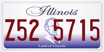 IL license plate Z525715