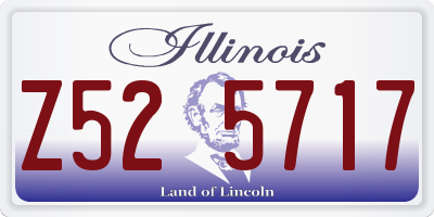 IL license plate Z525717
