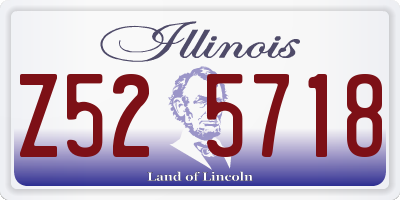 IL license plate Z525718