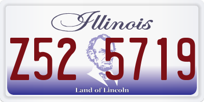 IL license plate Z525719