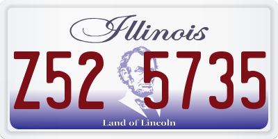 IL license plate Z525735